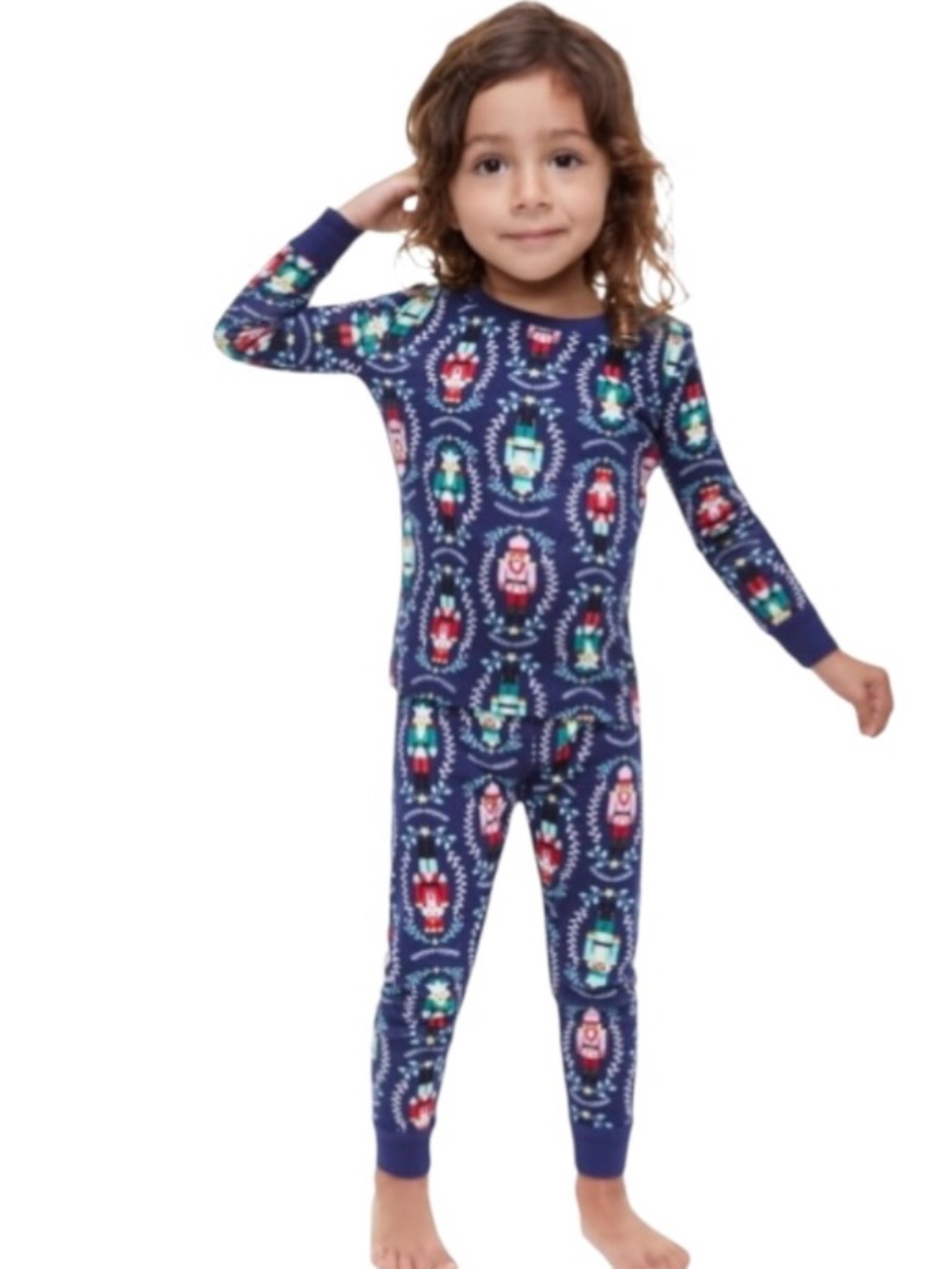 Holiday Lane Toddler Nutcracker Mix It Cotton Snug Fit Pajama Set, 12mo - NWT
